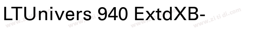LTUnivers 940 ExtdXB字体转换 LTUnivers 940 ExtdXB字体转换